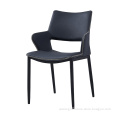 Plastic Chair with Solid Wood Legs Dining Chairs